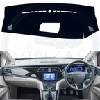 Black custom car dashboard cover installed in a Marazzo

