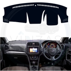 Black custom car dashboard cover installed in a Urban Cruiser

