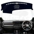 Black custom car dashboard cover installed in a Venue N Line 2026
