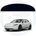 Black custom car dashboard cover for Tesla