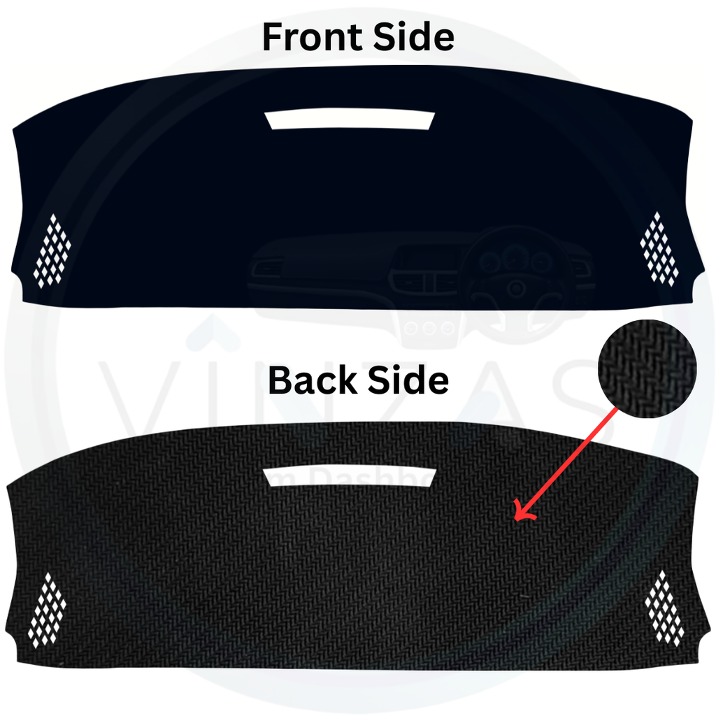 Black custom dashboard cover