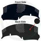 Black custom dashboard cover