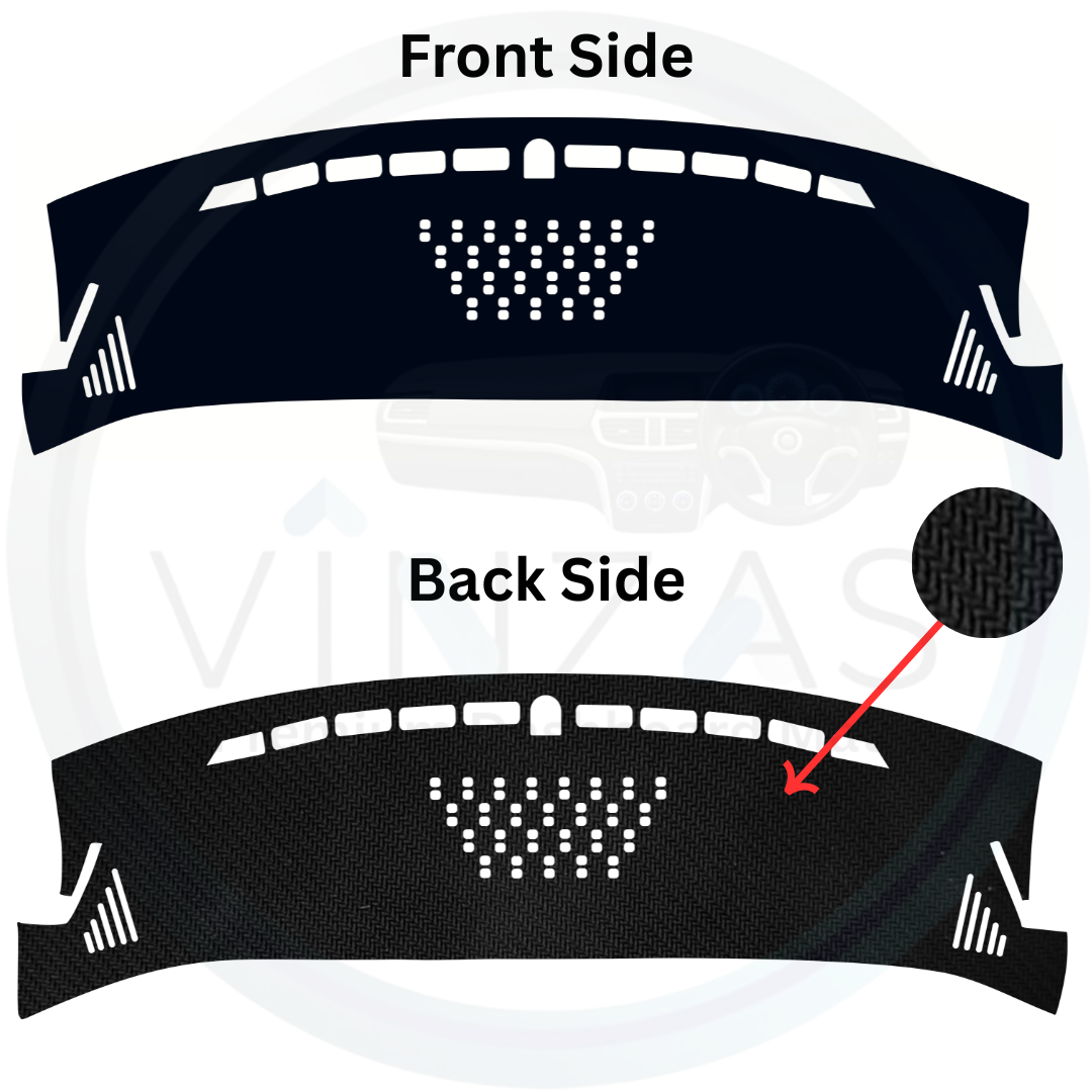 Black custom dashboard cover