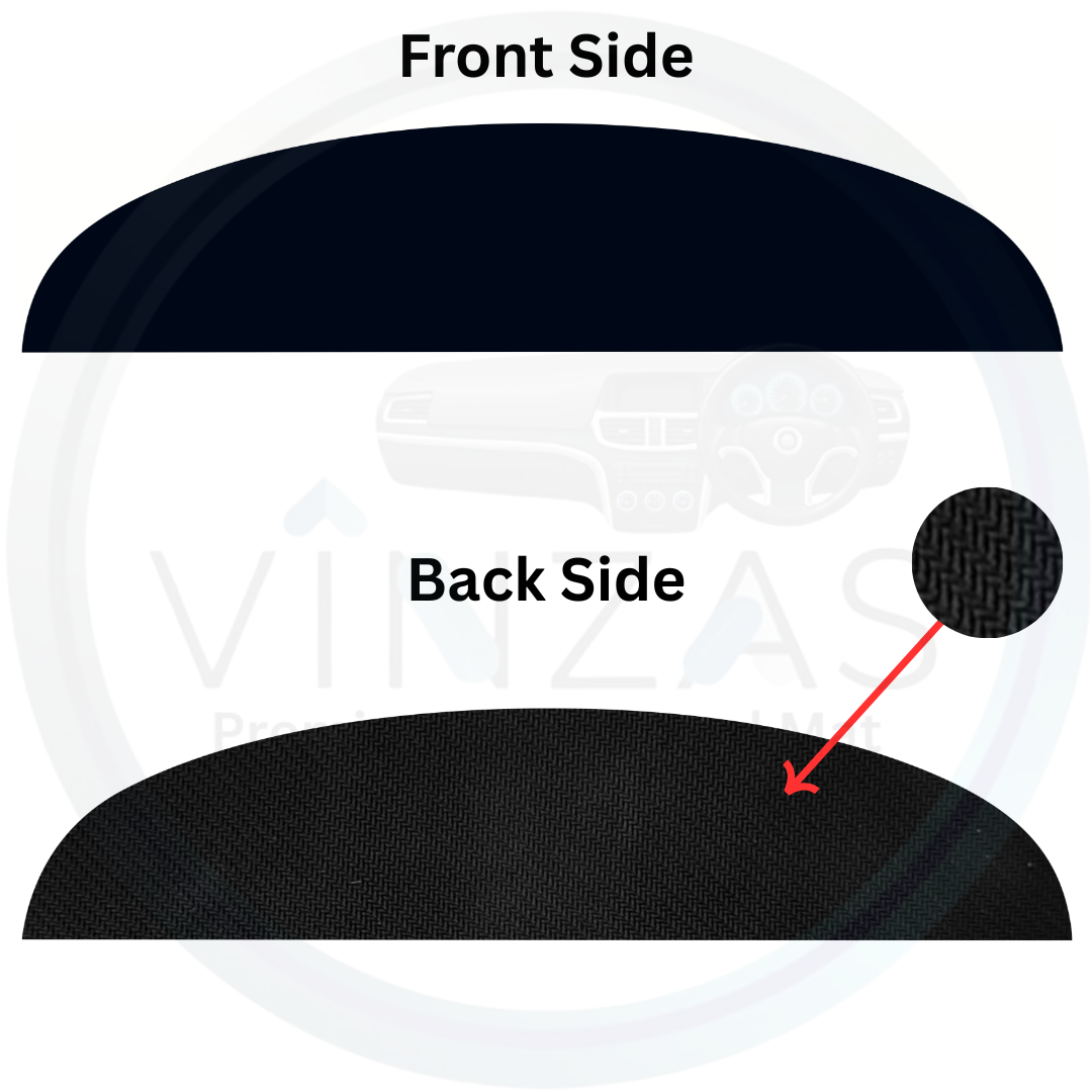 Black custom dashboard cover