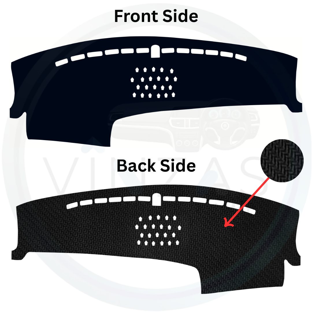 Black custom dashboard cover